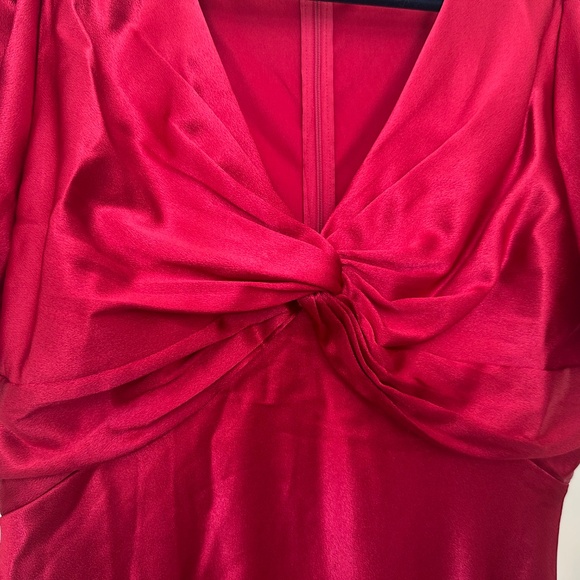 ASOS Little Mistress tea dress in Autumn Red Size 8 - Picture 8 of 8